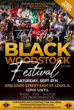 Load image into Gallery viewer, Food Vendor at the 6th Annual Black Woodstock Festival Sept 6, 2025