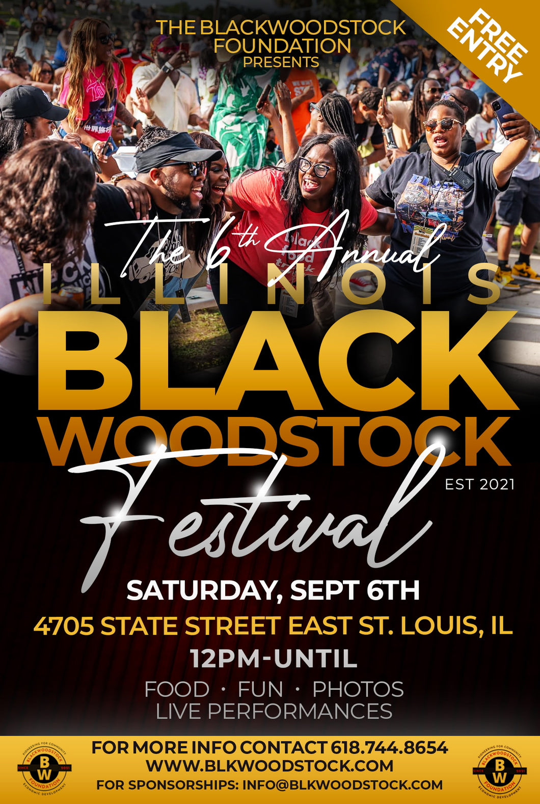 Non-Food Vendor at the 6th Annual Black Woodstock Festival Sept 6, 2025